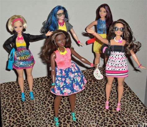 Barbie Fashionista Curvy Barbie Friends Ooak Style By Aneka Barbie