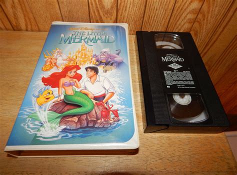 Disney The Little Mermaid VHS Video 1990 Banned Cover Art - VHS Tapes