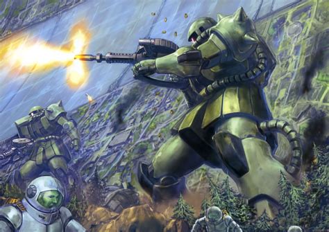 Zaku 2's | Gundam art, Gundam, Gundam wallpapers