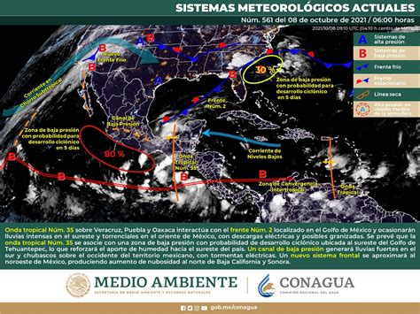 Frente Frío Número 2 Provocará Lluvias Intensas En Gran Parte Del País