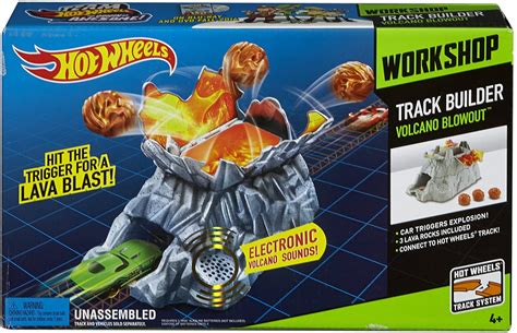 Hot Wheels Volcano Blowout Track Builder Stortford Toys