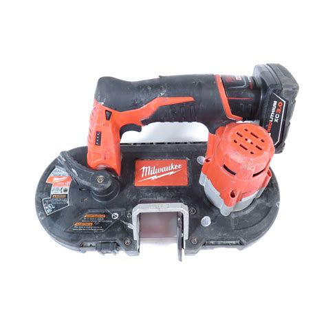 Milwaukee 2429 20 M12 12V Lithium Ion Cordless Sub Compact Band Saw