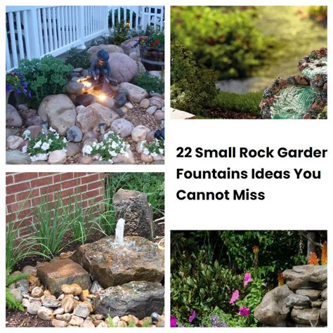 22 Small Rock Garden Fountains Ideas You Cannot Miss | SharonSable