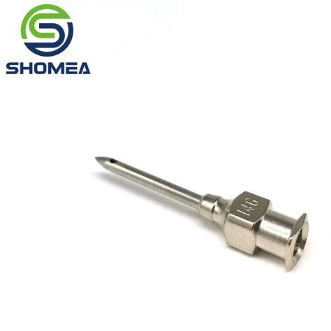 Shomea Customized 14 16 G Dispensing Stainless Steel Luer Needle With