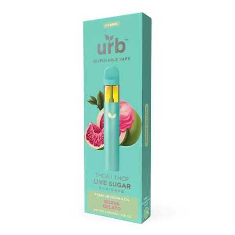 Urb Live Sugar Disposable Vape Pen Guava Gelato Ml Dr Ganja