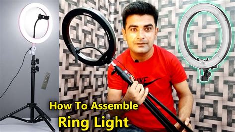 How To Assemble Ring Light To Tripod Best Ring Light Unboxing Youtube