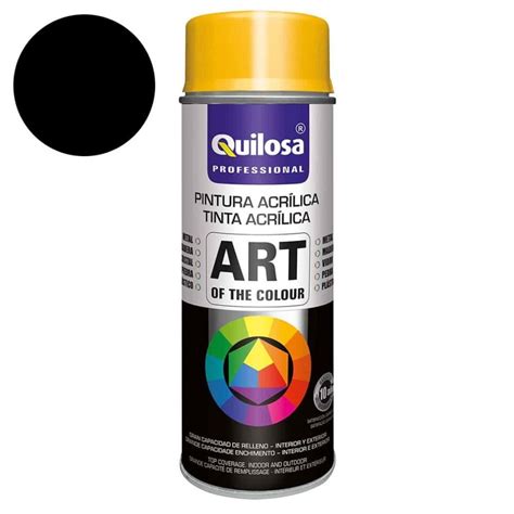 Pintura Acrilica Negro Satinado Ral 9005 Spray 400mlquilosa