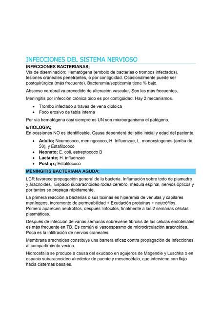 Resumen Cap Tulo Adams Y Victor Principios De Neurolog A Ropper Pdf