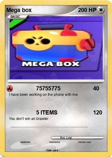 Pokémon Mega Box 6 6 75755775 My Pokemon Card