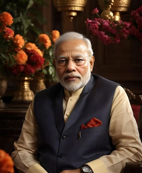 Premium AI Image India S Prime Minister Narendra Modi Created With