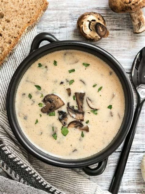 Creamy Mushroom Soup From Scratch Budget Bytes