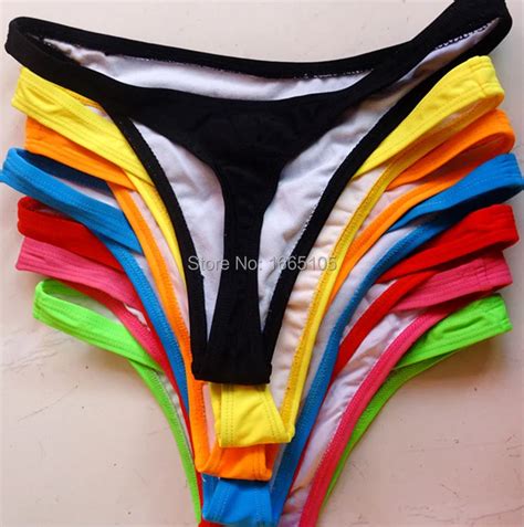 2015 New V Shape Sexy Women Brazilian Bikini Bottom Thong Bikini