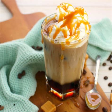 This Iced Caramel Macchiato Recipe Is The Perfect Iced Coffee Drink Made With Just A Few Simple