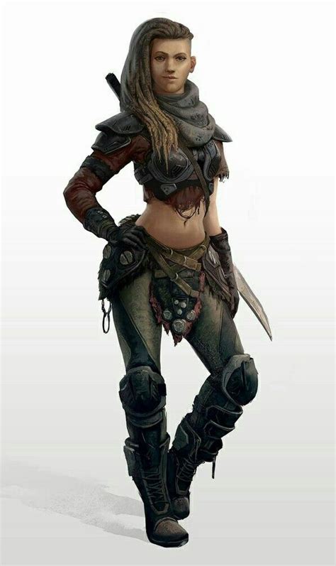 Female Slayer Pathfinder Pfrpg Dnd Dandd D20 Fantasy Female Character Design Rpg Character