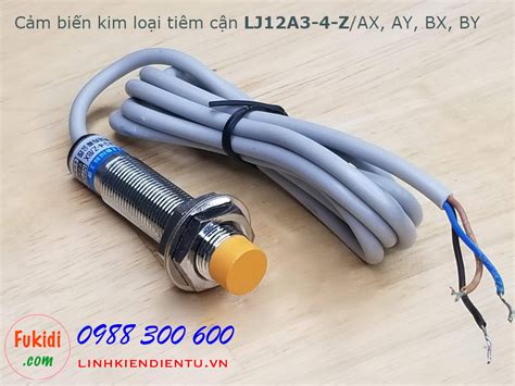 Cảm biến kim loại tiệm cận LJ12A3 4 Z BX DC 3 dây NPN thường mở NO