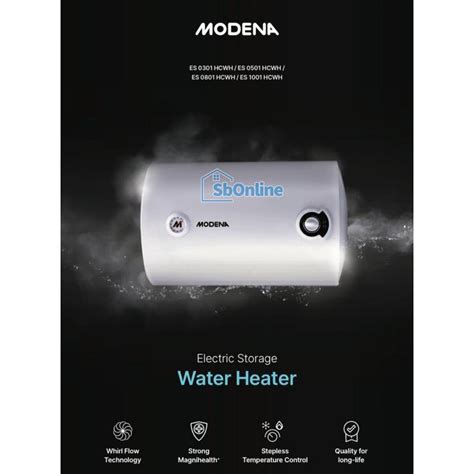 Jual Modena ES 0301 HCWH Water Heater Listrik 30 Liter Shopee Indonesia