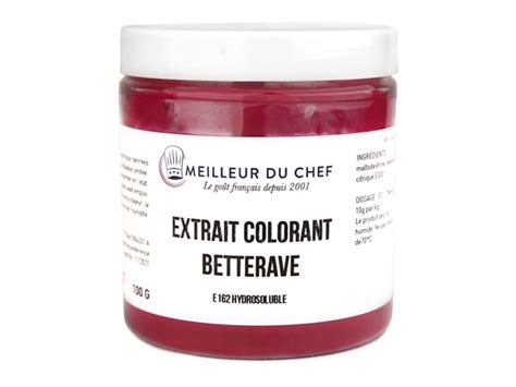 Colorant Alimentaire En Poudre Rouge Betterave Hydrosoluble G