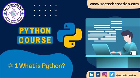 What Is Python Introduction To Python Sec Tech Creation Youtube