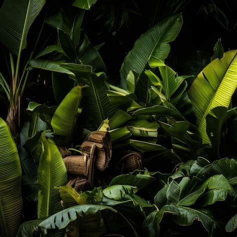 Premium Photo | Tropical plants in the jungle