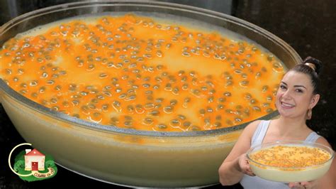 Mousse De Maracuj Sem Leite Condensado De Mercado E Sem Gelatina