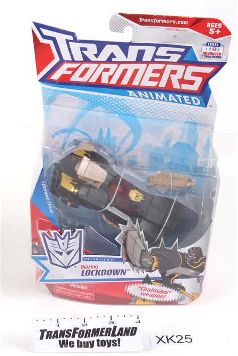 Sealed Transformers Animated Deluxe Class Blazing Lockdown Sku