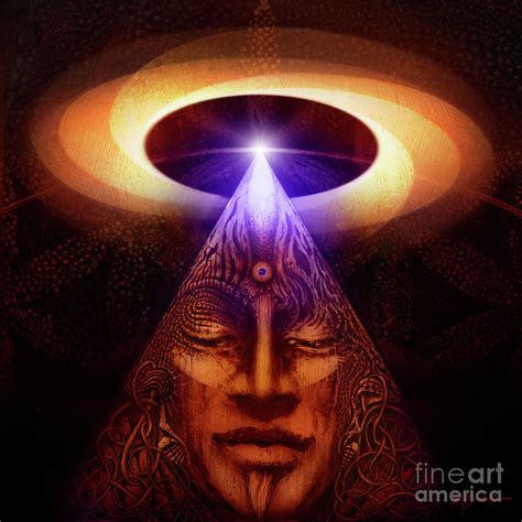 Merkaba - Light Body Conscious Painting by Guy Burchak