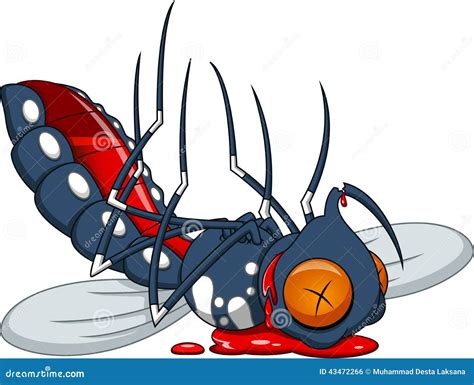 Death Mosquito Cartoon Stock Illustration Image 43472266