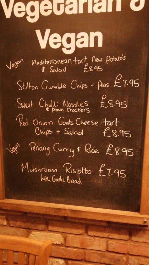 Menu at Admirals Landing pub & bar, Bridgwater