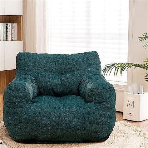 STXFS Bean Bag Chairs Soft Bean Bag Chair with Filler Fluffy Lazy Sofa ...