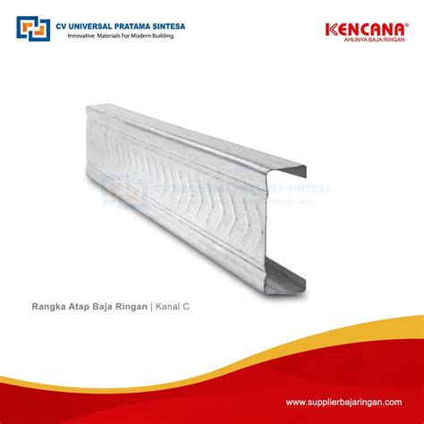 Jual Baja Ringan Kanal C 75 Rangka Atap Truss Kencana Original SNI