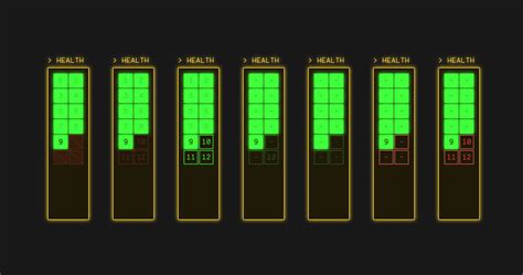 Which Of These Health Bars Looks Best Do They Make Sense Feedback