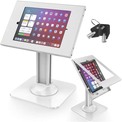 AboveTEK Anti-Theft iPad Kiosk Stand – POS iPad Security Stand & Locking Tablet Stand – Heavy ...