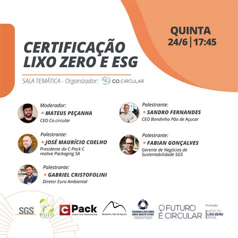 Certifica O Lixo Zero E Esg Congresso Internacional Cidades Lixo