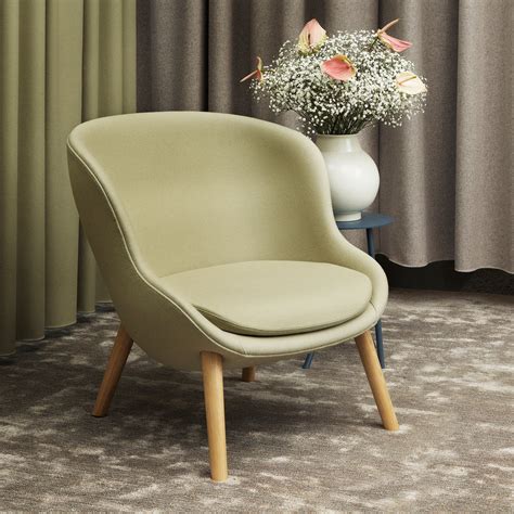 Normann Copenhagen Hyg Lounge Chair Oak Connox