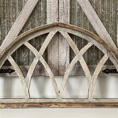 Rustic Farmhouse French Country Wood Cathedral Arch Wall Decor Etsy