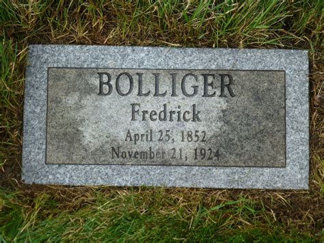 Fredrick Bolliger 1852 1924 Mémorial Find a Grave