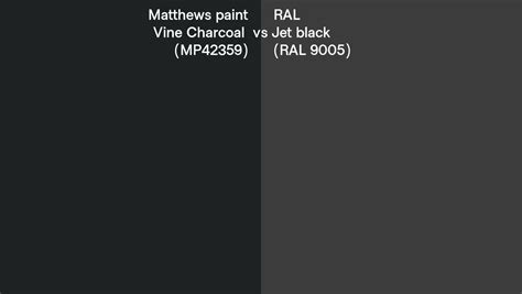 Matthews Paint Vine Charcoal Mp Vs Ral Jet Black Ral Side