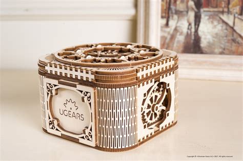 UGEARS Treasure Box Mechanical Model