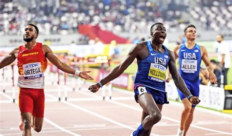 Grant Holloway Captures 110m Gold At The Worlds After Choosing