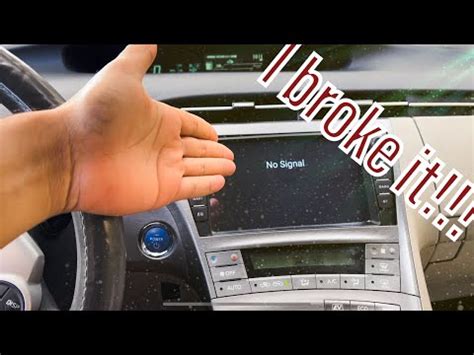 Toyota Prius Reverse Camera Install Youtube