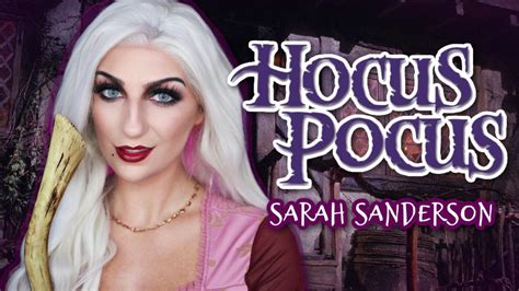 Sarah Sanderson Makeup Tutorial【Hocus Pocus】| Halloween 2021 | Madalyn Cline - YouTube | Sarah ...