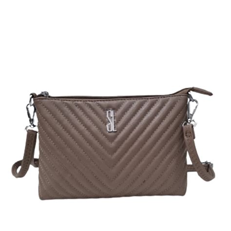 Bolsa Santa Lolla Matelass Transversal Taupe Submarino