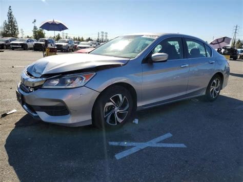 2017 HONDA ACCORD LX For Sale CA RANCHO CUCAMONGA Mon Jan 01