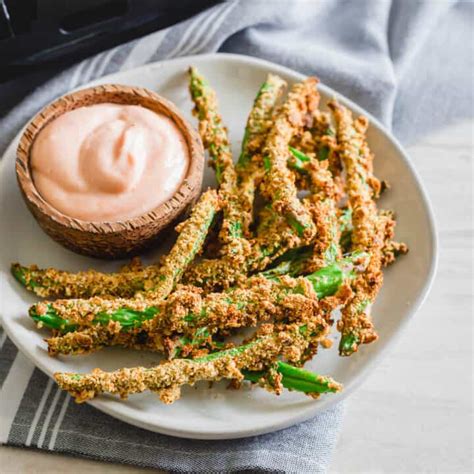 Air Fryer Green Bean Fries Crispy Gluten Free And Vegan