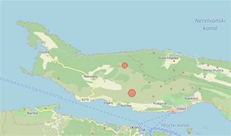 Dva slabija potresa na Pelješcu Telegram hr