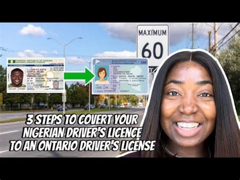 3 Steps To Convert Your Nigerian Driver S Licence To An Ontario Canada