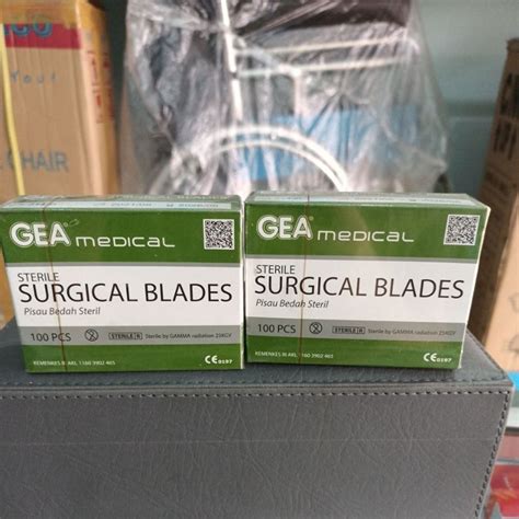 Jual Pisau Bedah GEA / Surgical Blade / Bisturi / Mata Pisau Operasi | Shopee Indonesia