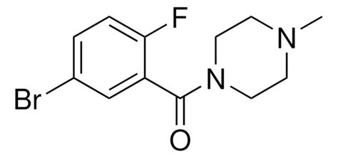 1 5 BROMO 2 FLUOROBENZOYL 4 METHYLPIPERAZINE AldrichCPR Sigma Aldrich