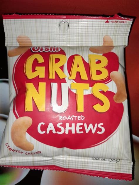 Grab Nuts Roasted Cashew 30g Lazada PH