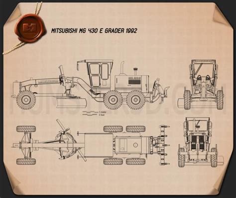 Technical Illustration Technical Drawing Blender D Crawler Crane